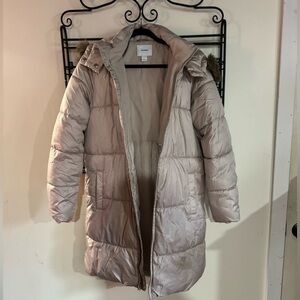 Women's light pink Puffer Coat